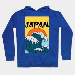 Japanese artwork design, japanese wave, hokusai art, tsunami, japanese culture art, classic japanese art, great wave of kanagawa Hoodie